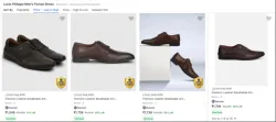Louis Philippe Men’s Formal Shoes at min. 60% Off