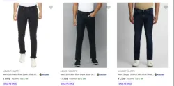 LOUIS PHILIPPE Mens Jeans upto 60% discount 