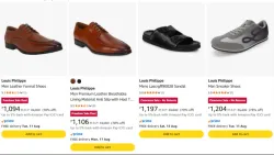 Louis Philippe Men's Shoes upto 78% Discount