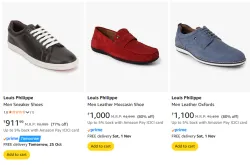 Louis Philippe Mens Shoes upto 80% Discount