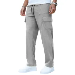 LOUIS SENSE Mens Loose Pants