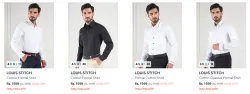 Louis Stitch Mens Shirts at minimum 80% Discount