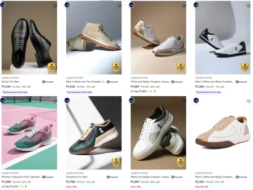 Image of Louis Stitch Men's Shoes up to 74% Discount
