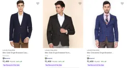 Louis Philippe Mens Readymade Blazers upto 70% Discount