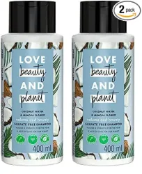 Love Beauty & Planet Coconut Water and Mimosa Flower Sulfate Free Volume and Bounty Shampoo|| No Parabens|| No Dyes|| 10