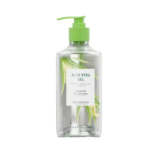 Image of THE LOVE CO. Aloe Vera Gel - 250ml | Refreshing Hydration & Soothing Formula | Natural Moisturizer for Face and Body | S