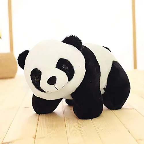 Image of Lovey Dovey Black White Panda Teddy Bear