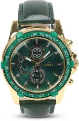 LUBA Green Analog Leather Mens Watch