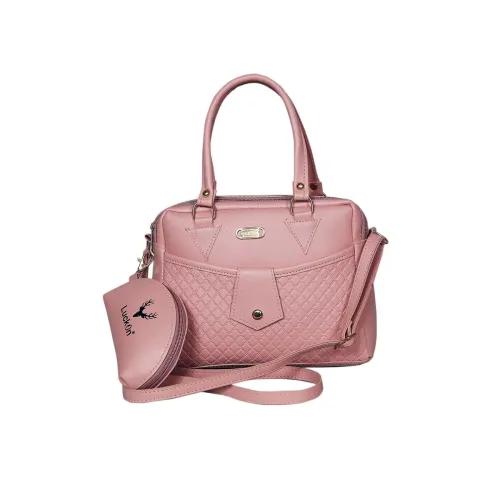Image of Luck On Women's PU Leather Ladies Shoulder & Handbag | Adjustable Shoulder Strap | Front Mobile Pocket | Regular Use (Di