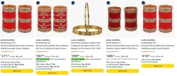 Lucky Jewellery Bridal Bangle Set Dhanteras/Diwali/Bhai Dooj Collection Red