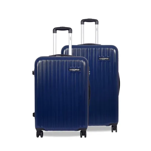 Image of Luggero Classic Deep Blue 2‑Piece Trolley