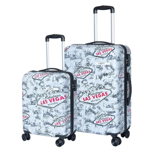 Image of Luggero Vegas Unisex Hard Luggage (Set of 2)
