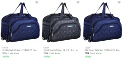 LUGZY 65L Strolley Duffel Bags Starting @ ₹214