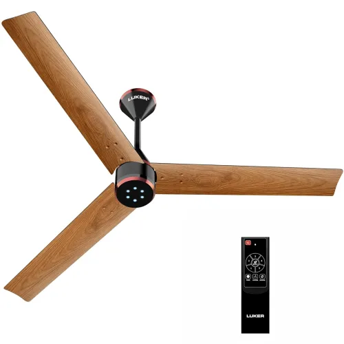 Image of LUKER JVLuker Crown Wood 1200mm BLDC 5-Star Ceiling Fan