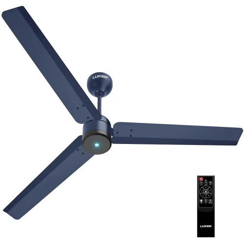 Image of LUKER JVLuker USA Aerozen 1200mm BLDC Ceiling Fan IR Remote BEE 5 Star Rated