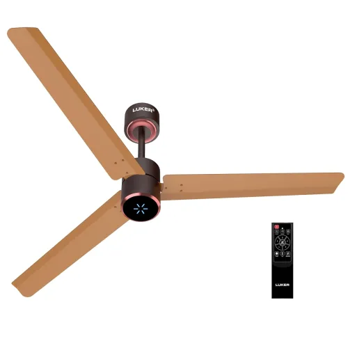 Image of LUKER JVLuker USA Aerozen Prime 1200mm BLDC Ceiling Fan | IR Remote | BEE 5 Star