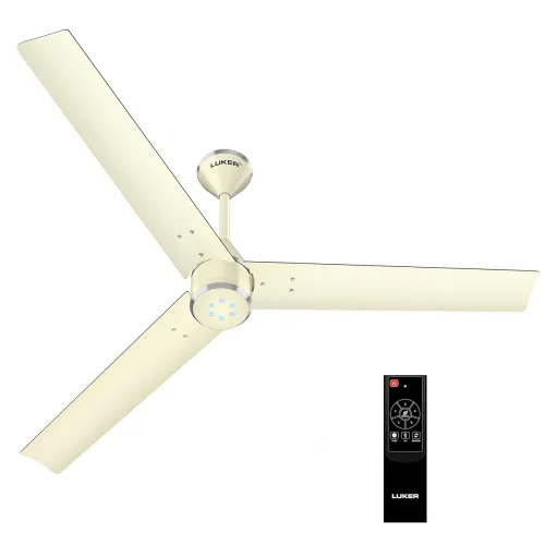 Image of LUKER JVLuker USA Crown 1200mm BLDC Ceiling Fans with Remote, BEE 5 star Rated Energy Saving Ceiling Fan for Living Room