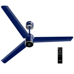 LUKER JVLuker USA Aerozen Prime 1200mm BLDC Ceiling Fan | IR Remote | BEE 5 Star | Power Saver upto 65% | High Air Delivery | U-LED Speed Indicator | Reverse Mode, 3 Years Warranty, Silver B...