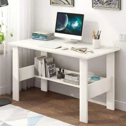 Lukzer Engineered Wood Computer Desk  90×50×77 cm