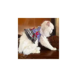 Lulala Pet Cloth Cute Pet Sundress Ribber Work Pet Princess Dress