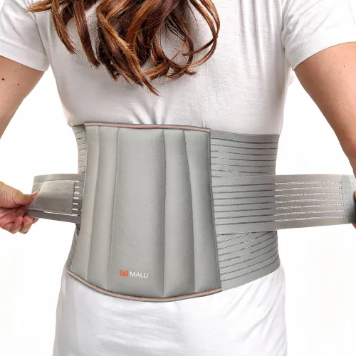 Image of Lumbar Sacral Belt for Relief from Back Pain, Muscle Spasm, Sciatica, Spine Alignment & Lower Back Support | Posture Cor
