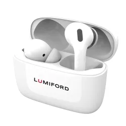 LUMIFORD Max T70 True Wireless Earbuds, with Real Quad Mic & ENC Technology