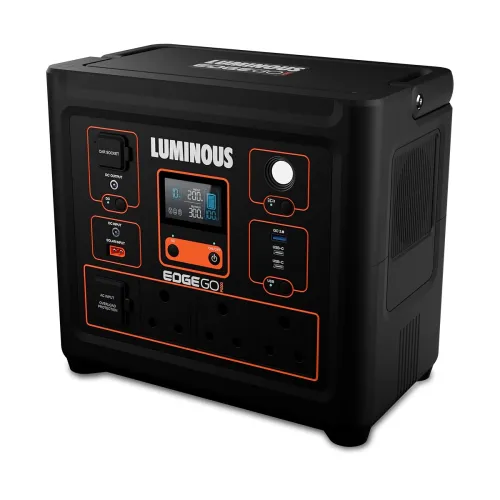 Image of Luminous Edge GO P1000 Portable Power Station, 800W Output, 576 Wh