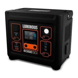 Luminous Edge Go P700 Portable Power Station| Emergency Light, 35 mins backup on full load, Power upto 4 devices with 288Wh LiFePO4 Battery 10 Yrs Life| 500W AC Output, 05 Years Replacement....