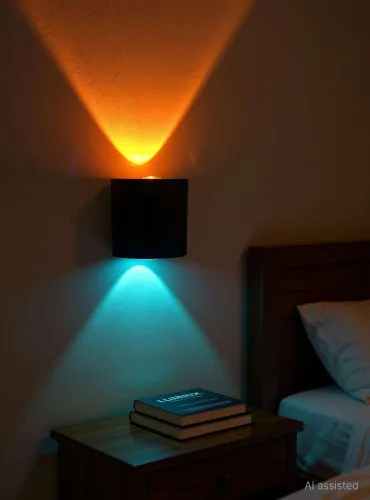 Image of LUMINX Wallchiere Wall Lamp With Bulb (Pack of 6)