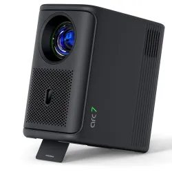 Lumio Arc 7 Portable Home Projector | Official Google TV + Netflix | Native 1080p Full HD | Sealed Light Engine | 400 AN