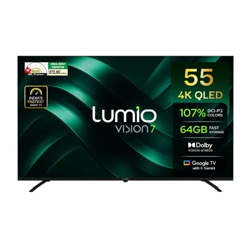 Image of Lumio Vision 7 II 2026 139 cm (55 inches) 4K Ultra-HD Smart QLED Google TV
