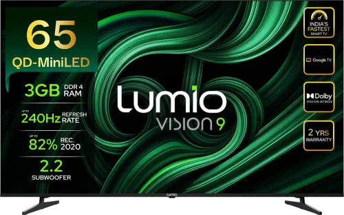 Image of Lumio Vision 9 165 cm (65 inch) Ultra HD (4K) Mini LED Smart Google TV 