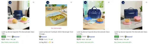 Image of Lunch Boxes at up to 74% Discount