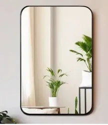 LUPPRA 12 × 18 in Frameless Wall Mirror Bathroom Mirror 