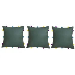 Lushomes Cushion Cover 12x12, Boho Cushion Covers, Sofa Pillow Cover, Cushion Covers with Tassels, Cushion Cover with po