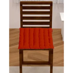 Lushomes Chair Pads,Maroon, Driver seat Cushion for car, Dining Chair Cushion, Cushion for car, tie up Cushions for Chai