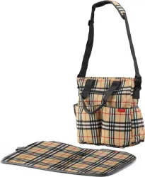 LuvLap Adore Brown Diaper Nappy Bag