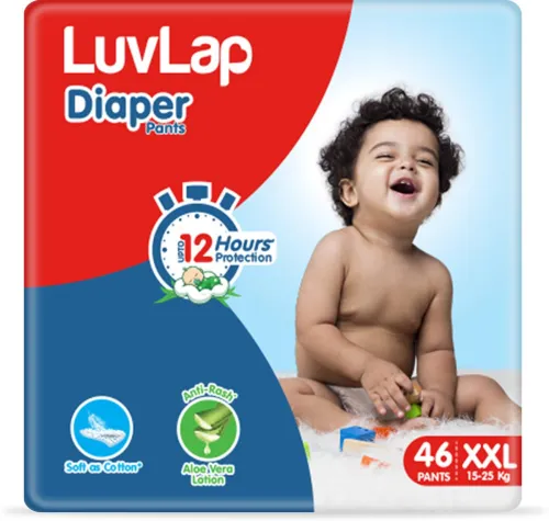 Image of LuvLap Baby Diaper Pants with Aloe Vera Lotion count - XXL (46 Pieces)