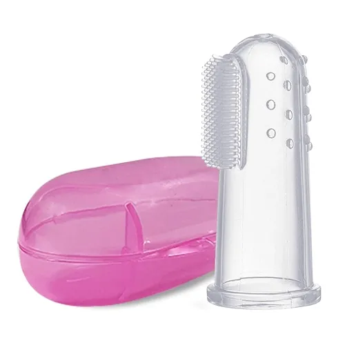 Image of LuvLap Baby Silicone Finger Toothbrush