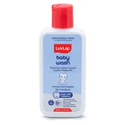 LuvLap Baby Wash - 200ml, with Milk Protein, Oatmeal, Shea Butter and Vitamin E, Soap Free, Baby Wash for Baby Bath, Nat