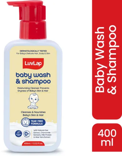 Image of LuvLap Baby Wash & Shampoo -400ml