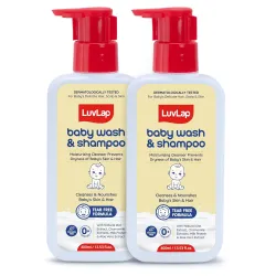 LuvLap Baby Wash & Shampoo, Po2