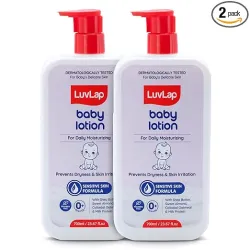 LuvLap Baby Lotion with Milk Protein, Shea Butter (700 ml x Pack of 2)