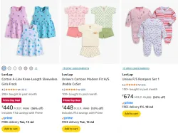 LuvLap Girl Frock Minimum 60% Discount