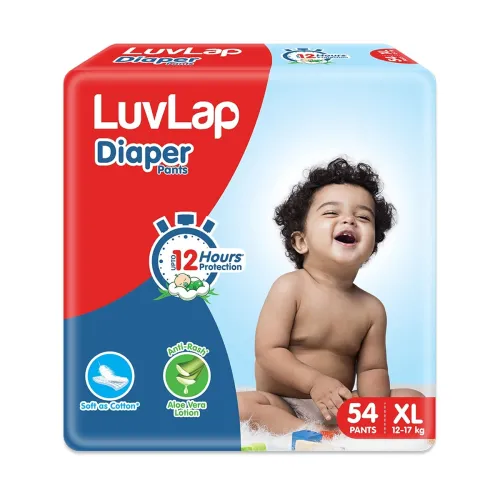 Image of LuvLap Pant Style Baby Diapers X-Large (XL), 54 Count