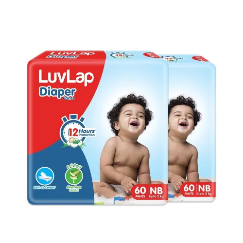 Image of LuvLap Pant Style Baby Diapers, Newborn (NB) For babies of upto 5kg, 