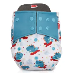 LuvLap Reusable Baby Cloth Diaper, Double Leak Guard, High Absorption, Quick dry, Stain-Proof Comfort & Protection, 3m+,