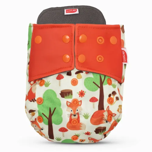 Image of LuvLap Reusable Bamboo Charcoal Baby Cloth Diapers