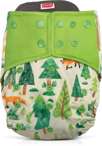 Image of LuvLap Reusable Bamboo Charcoal Baby Cloth Diapers
