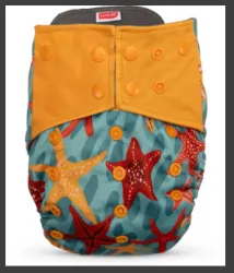 LuvLap Reusable Bamboo Charcoal Baby Cloth Diapers